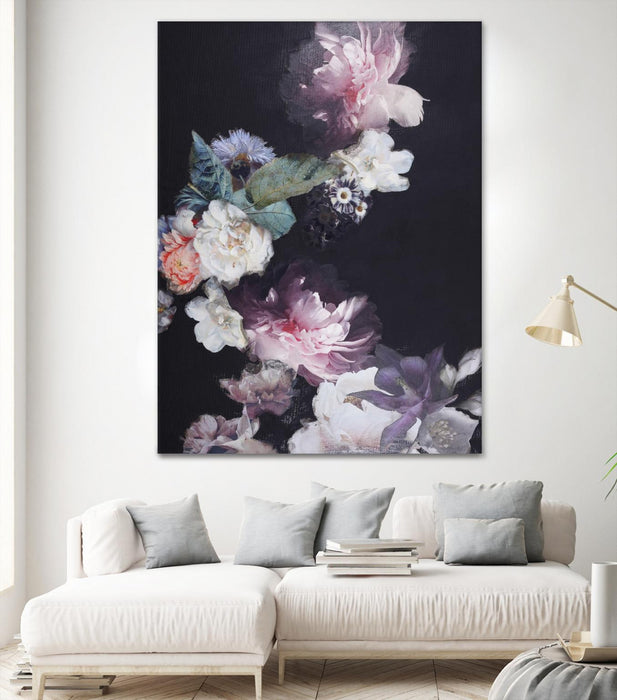 \"Purple Blossom 1\" Giant Art 72x54 Wall Art
