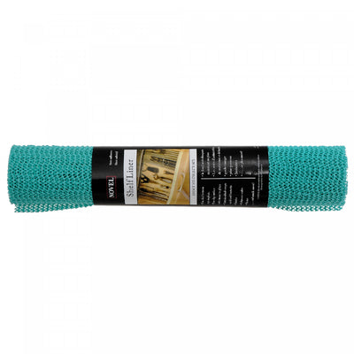 Anti Slip Pvc Mat Teal 12" x 60" - Set of 6 Kitchen Storage|Tapis antidérapant bleu sarcelle de 12 po x 60 po en PVC - ensemble de 6 articles de rangement pour la cuisine