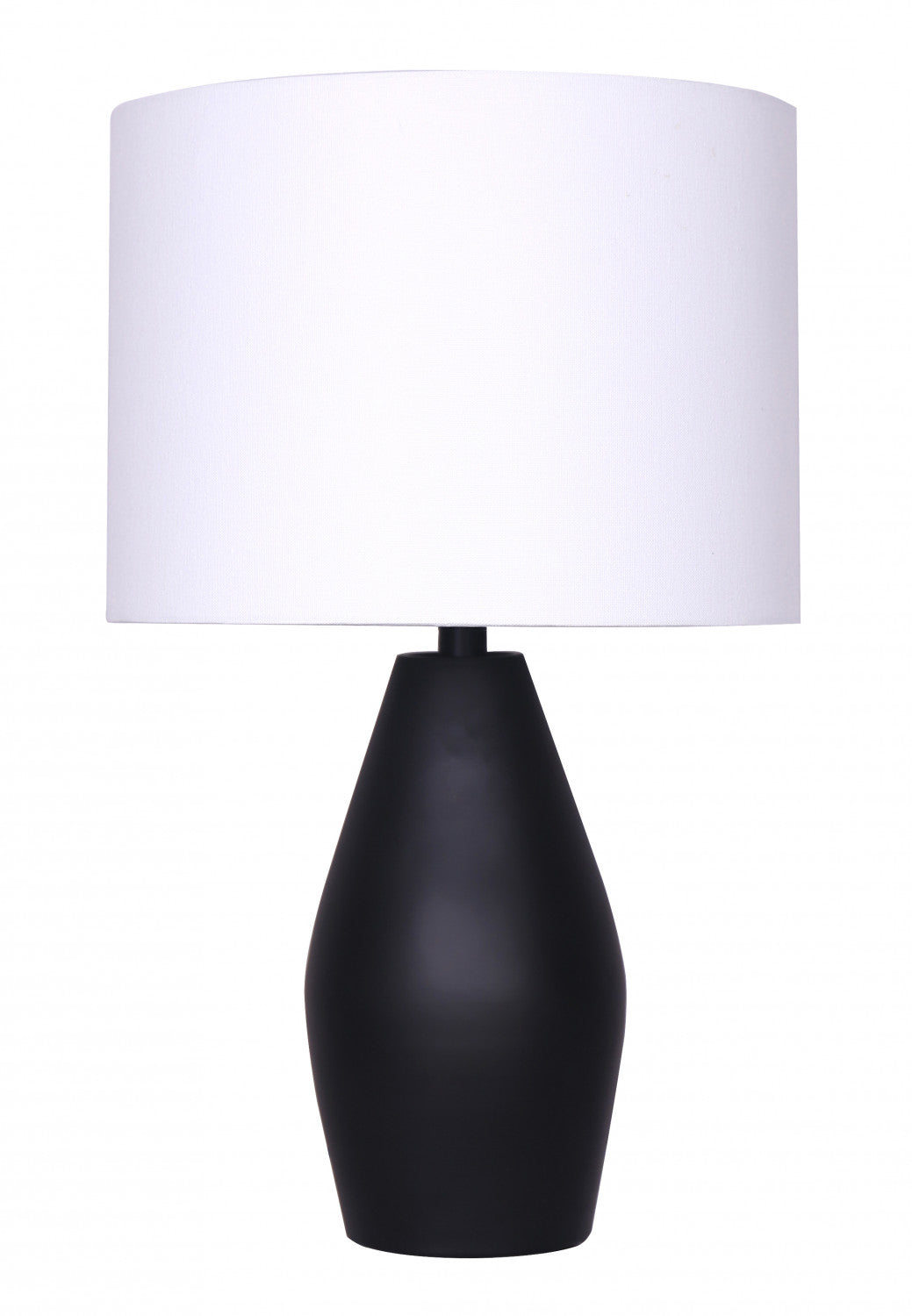 Matte black table hot sale lamp