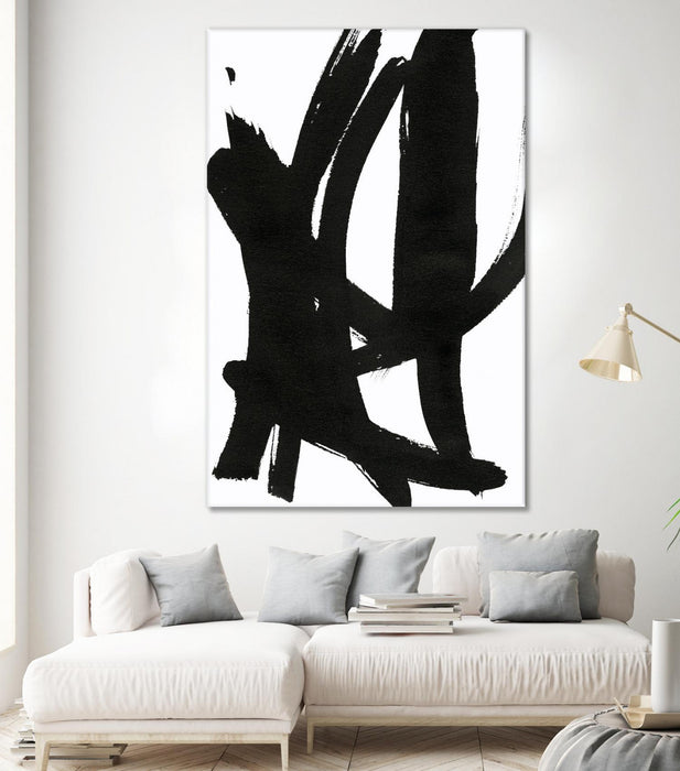 \"Composition In Black And White 7\" Giant Art 84x54 Wall Art