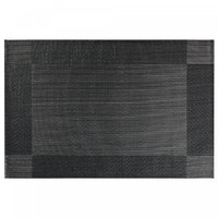 Vinyl Placemat Classic Charcoal - Set of 12