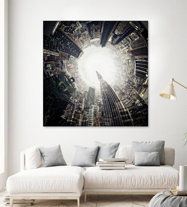 \"City Center Ii\" Giant Art 54x54 Wall Art