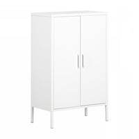 Crea Metal 2-Door Accent Cabinet - Pure White 