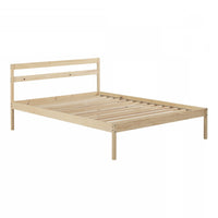 Sweedi Full Bed - Natural Wood  