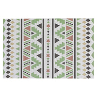 Vinyl Placemat Bohemian Green - Set of 12