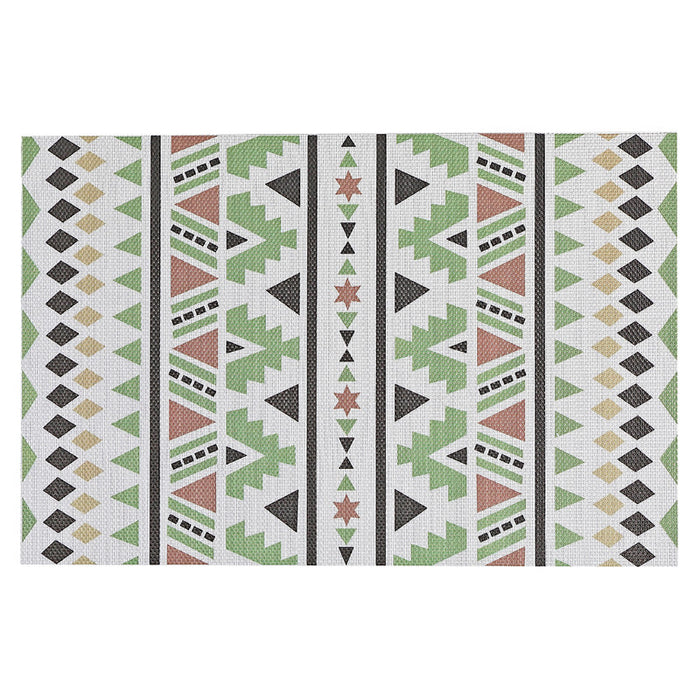 Vinyl Placemat Bohemian Green - Set of 12