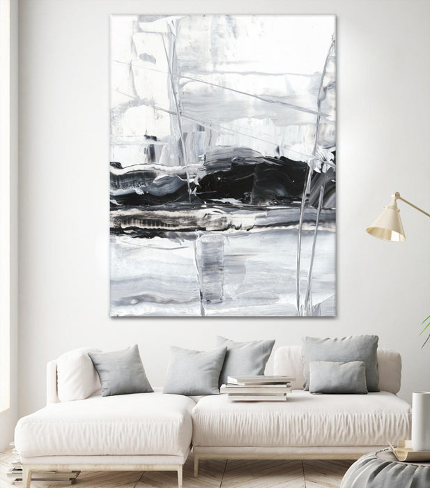 \"Winter Lightning Ii\" Giant Art 72x54 Wall Art