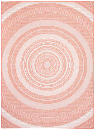 Neisha Modern Coral Rug 6'7" X 9'6" Area Rug