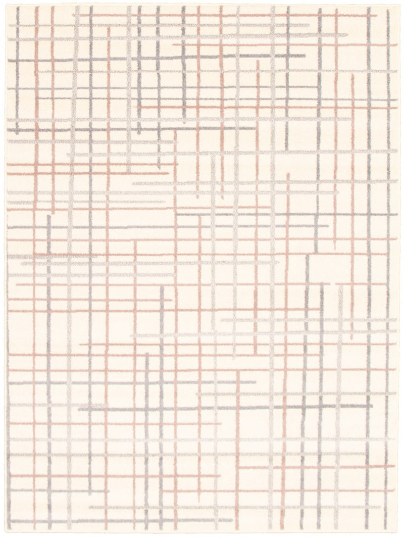 Taite Cream-Silver Area Rug - 7'10" x 10'2"