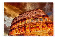 Colosseum in Rome 16x24 Wall Art Fabric Panel Without Frame
