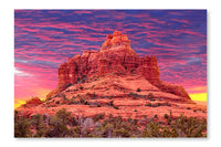 Bell Rock in Sedona, Arizona Usa 24x36 Wall Art Fabric Panel Without Frame