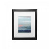 10.5" x 13.5" Matted Picture Frame Arcadian Black Frames|Cadre noir arcadien mat de 10,5 po x 13,5 po