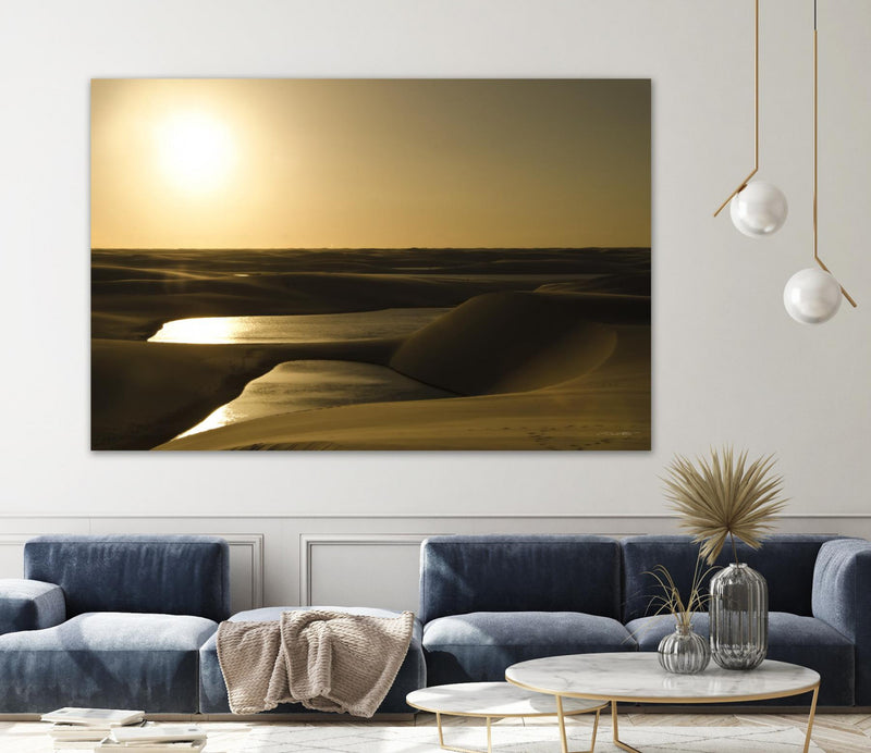 \"Golden Sunset\" Giant Art 72x48 Wall Art