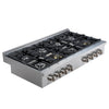 Ancona 48\" Commercial Style Slide-In Gas Cooktop - AN-2162