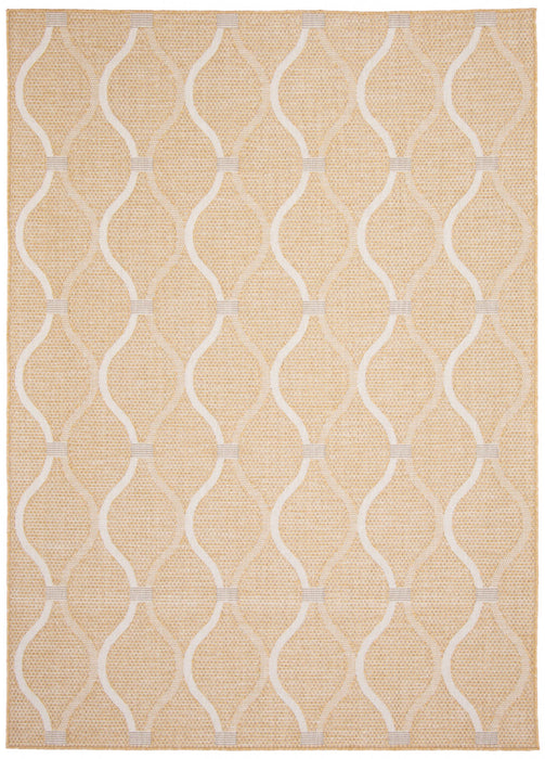 Neisha Abstract Gold Rug 6'7\" X 9'6\" Area Rug