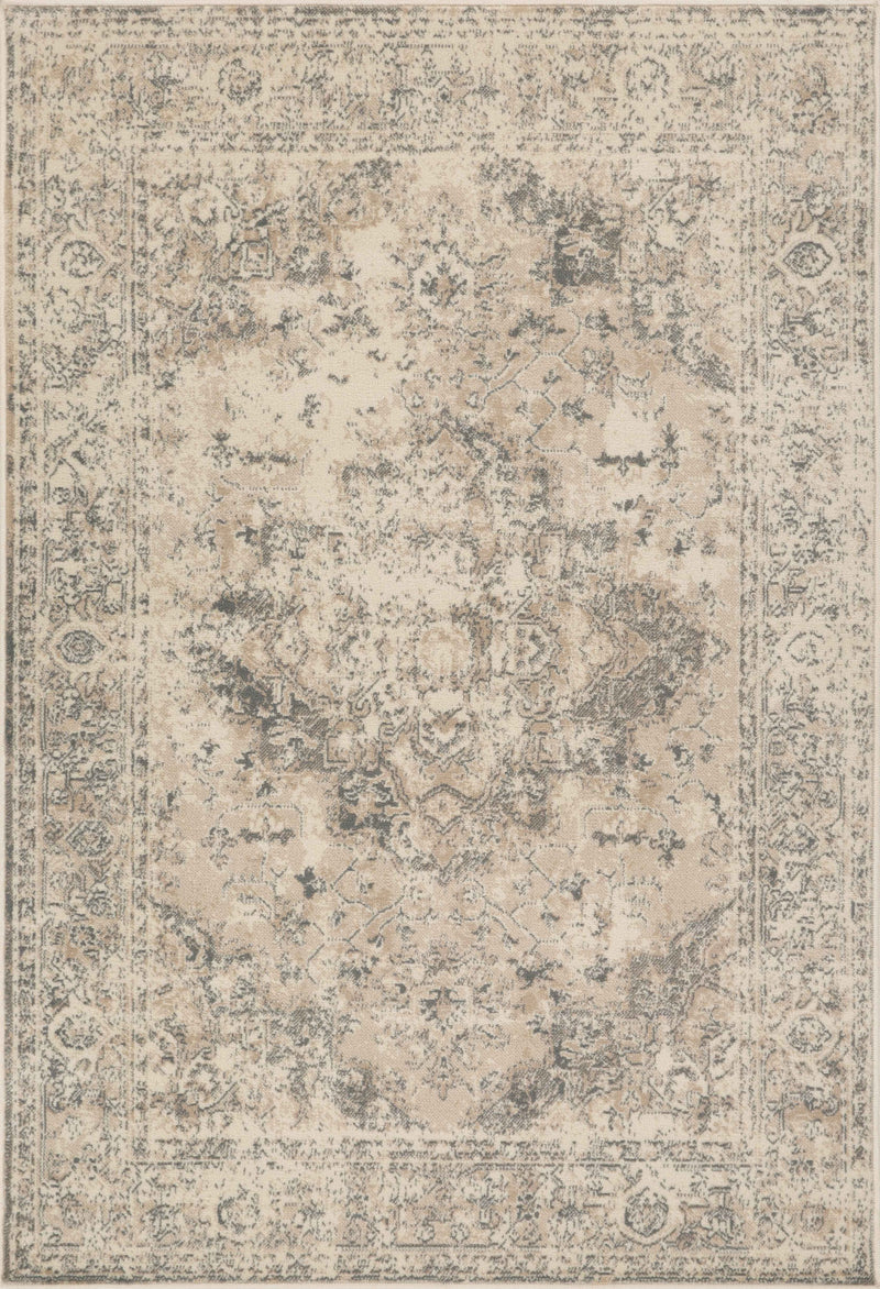 Far Light Beige 5x8 Area Rug