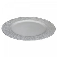 Charger Plate Braids Silver 13
