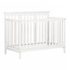 Cotton Candy Baby Crib 4 Heights With Toddler Rail - Pure White