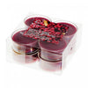 8 Pk Scented Tealights Cranberry Delight - Set of 2 Candle
