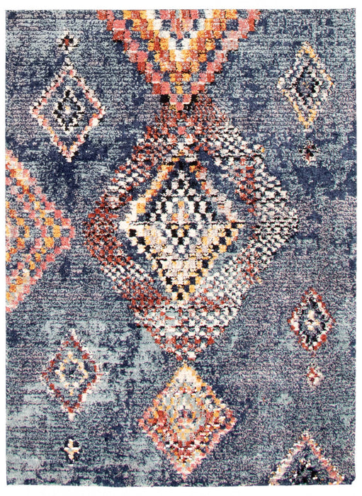 Makondo Mosaique Blue Area Rug - 8'0\" x 10'0\"