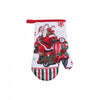 Oven Mitt Santa on Scooter - Set of 4