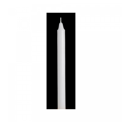 10" Unscented Columns White - Set of 12 Candle|Bougies en colonne blanches non parfumées de 10 po - ensemble de 12 bougies