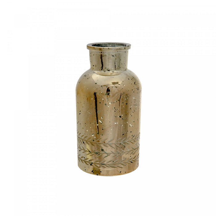 Speckled Gold Triple Vine Wreath Bottle Vase - Set of 3