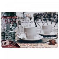 Plastic Placemat Coffee Break - Set of 12