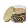 14 Oz 3 Wick Jar Candle with Lid Hazelnut Cream - Set of 2