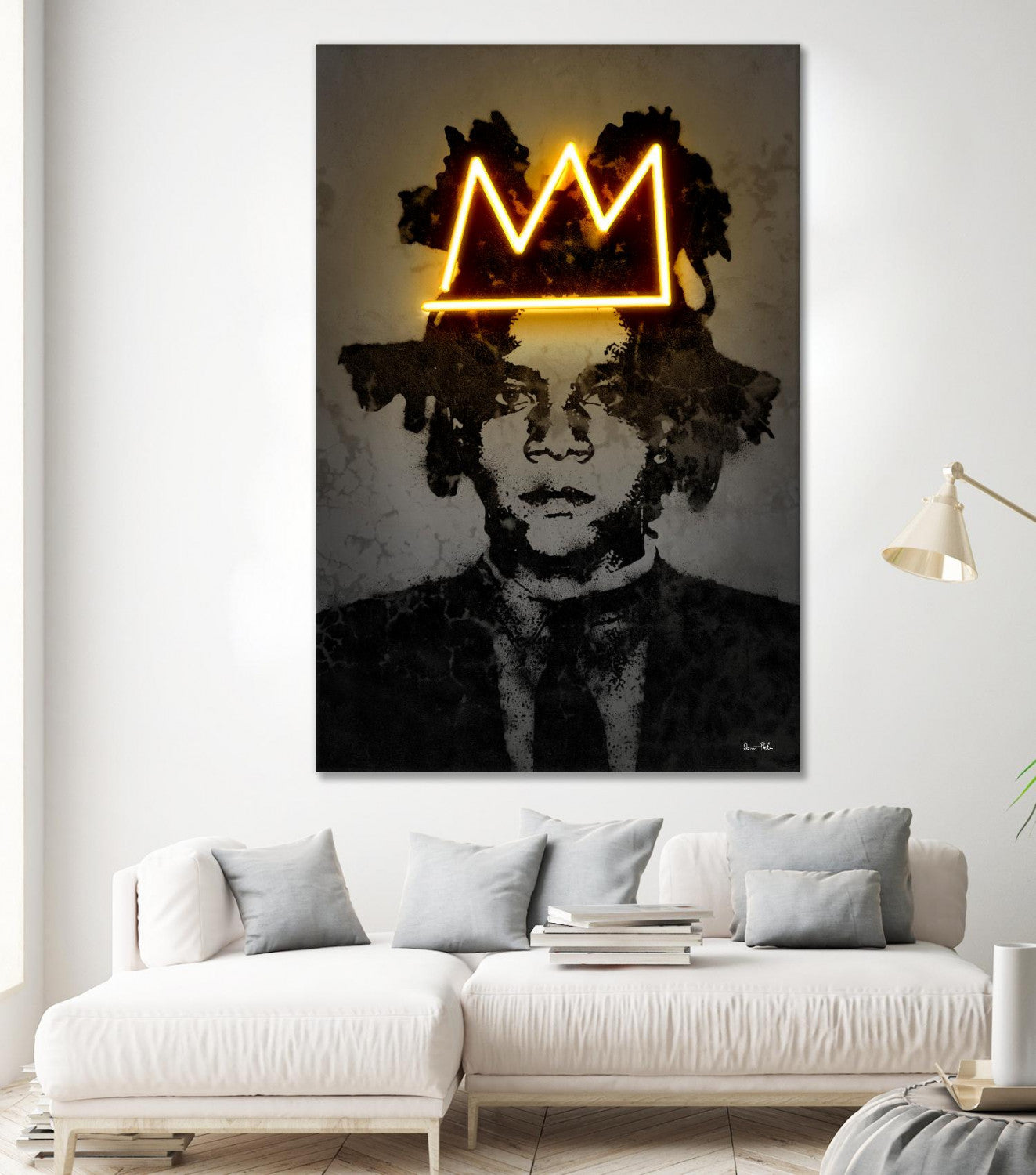 "Basquiat" Giant Art 72x48 Wall Art The Brick