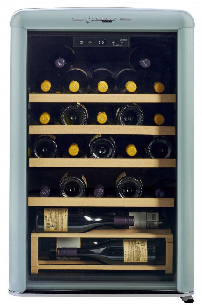 Classic Retro by Unique 28-Bottle Wine Refrigerator - UGP-125CR WF T 