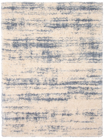 Kei Cream/Light Blue Area Rug - 3'11" x 5'7"