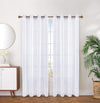 Cava Grommet Pair of White Panels - 54x95