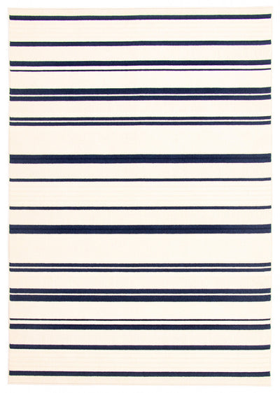 Talya Blue-Ivory 3'11" x 5'7" Area Rug
