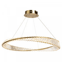 Stella 50 W LED Brushed Brass Pendant 