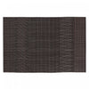 Vinyl Placemat Regalia Chocolate - Set of 12