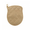 Quilted Potholder with Pocket Taupe - Set of 4