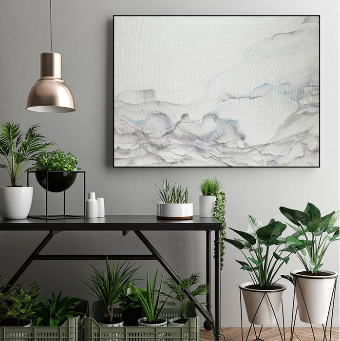 \"Gentle Maturity\" Canvas Framed Black 24x18 Wall Art