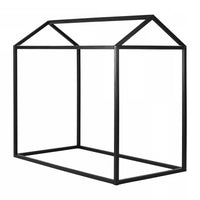 Sweedi Twin House Bed - Matte Black