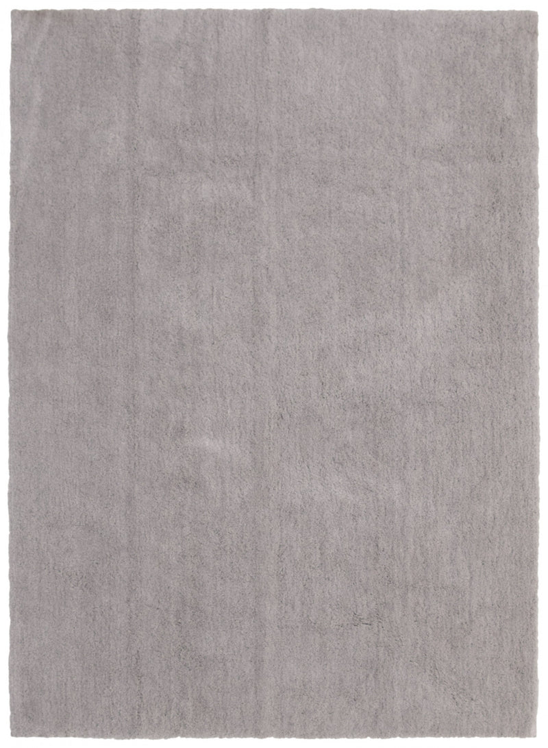 Hansol Light Grey Shag 6'0" X 9'0" Area Rug
