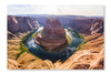Beautiful Horseshoe Bend On Sunny Day 28x42 Wall Art Frame And Fabric Panel