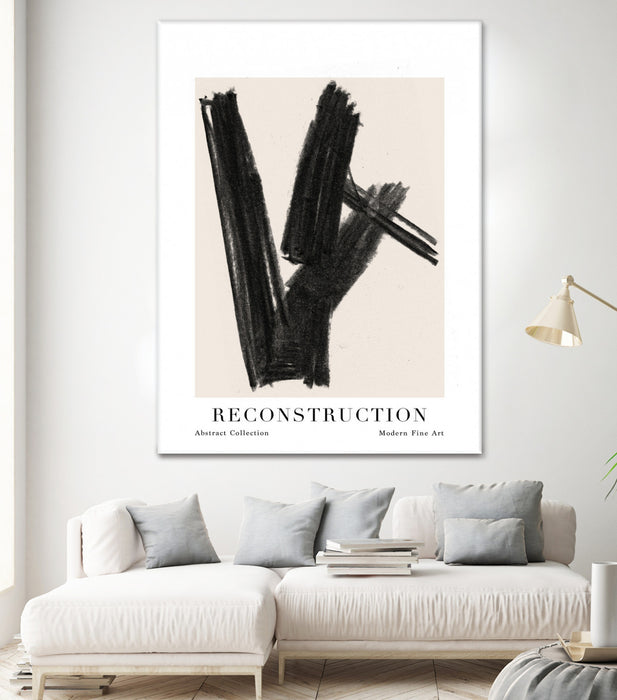 \"Reconstruction\" Giant Art 72x54 Wall Art