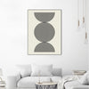 "Simplicity Ii" Canvas Framed Black 18x24 Wall Art