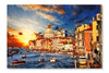 Amazing Venice On Sunset 16x24 Wall Art Frame And Fabric Panel