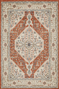 Cam Hexa Peach 7x10 Area Rug