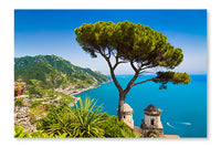 Amalfi Coast 24x36 Wall Art Frame And Fabric Panel