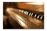 Piano Keyboard 28x42 Wall Art Fabric Panel Without Frame