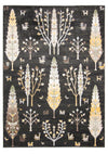 Pine Black Machine Washable Area Rug - 8'0\" x 10'0\"