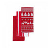 Kitchen Towel Set of 3 Red Reindeer Kitchen Linen