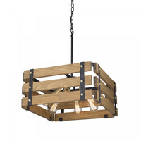 Barnyard 6-Light Honey Chandelier 